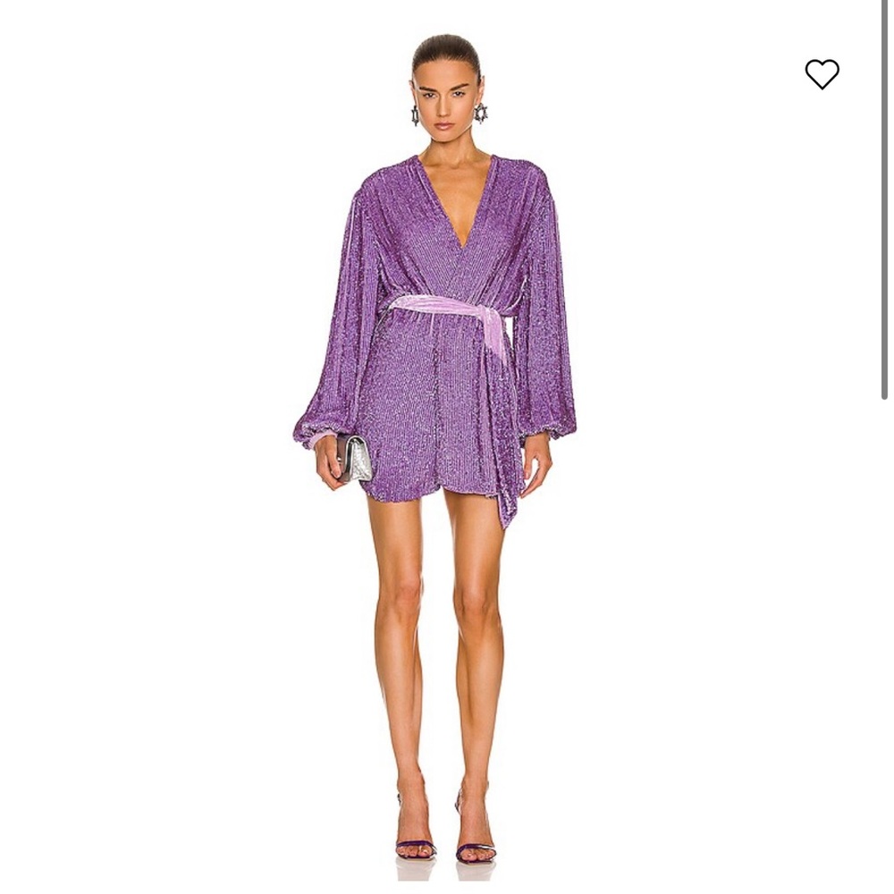 Retrofete Gabrielle Robe Dress Violet XS